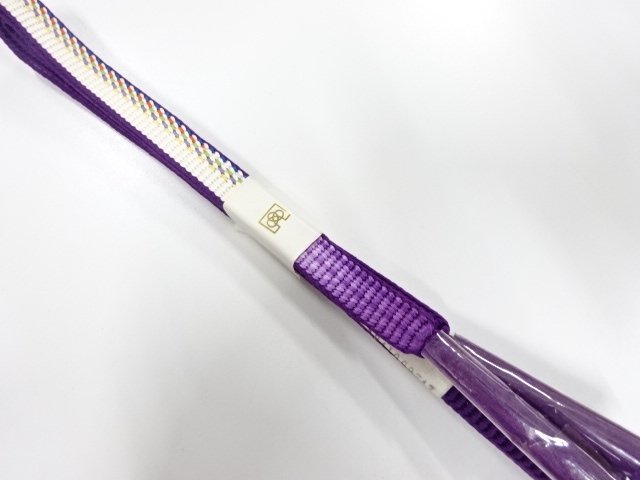 JAPANESE KIMONO / UNUSED HAND-TIED OBIJIME